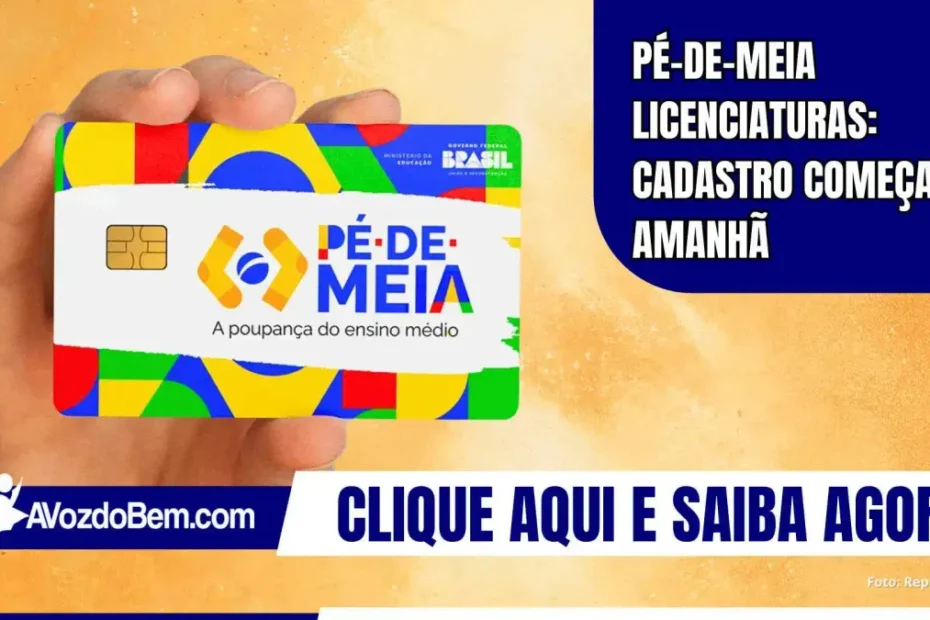 Estudantes universitários participando do programa Pé-de-Meia Licenciaturas