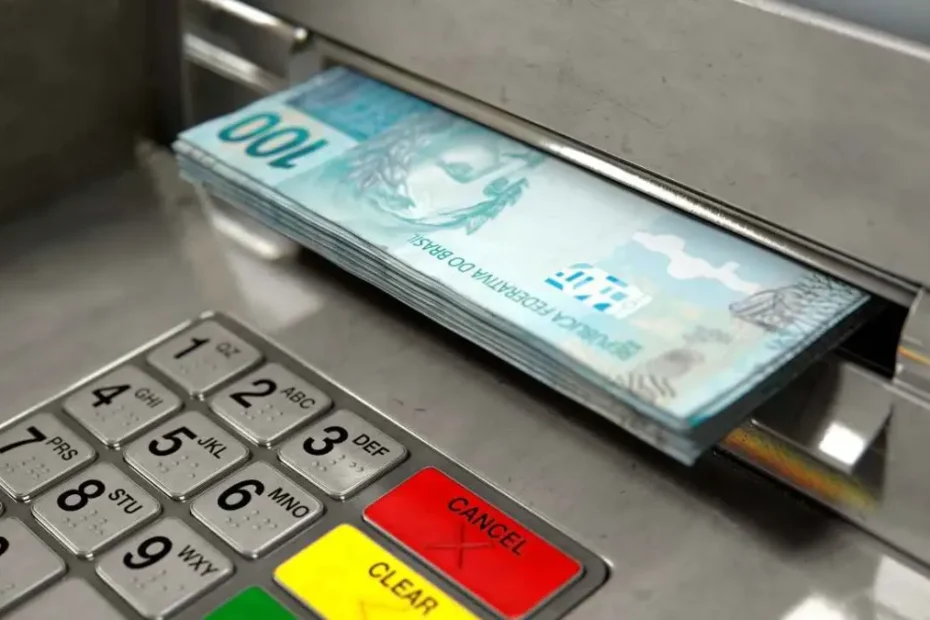 Idosa feliz recebendo documento do INSS