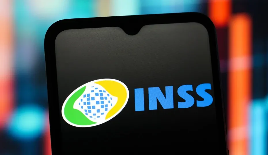 Funcionário do INSS analisando dados em um computador para fiscalização de benefícios.