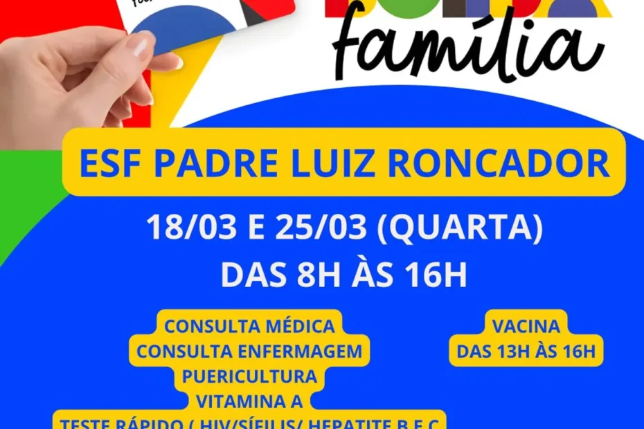 Profissionais de saúde realizam pesagem e aferição de pressão em beneficiários do Bolsa Família em Nova Venécia.