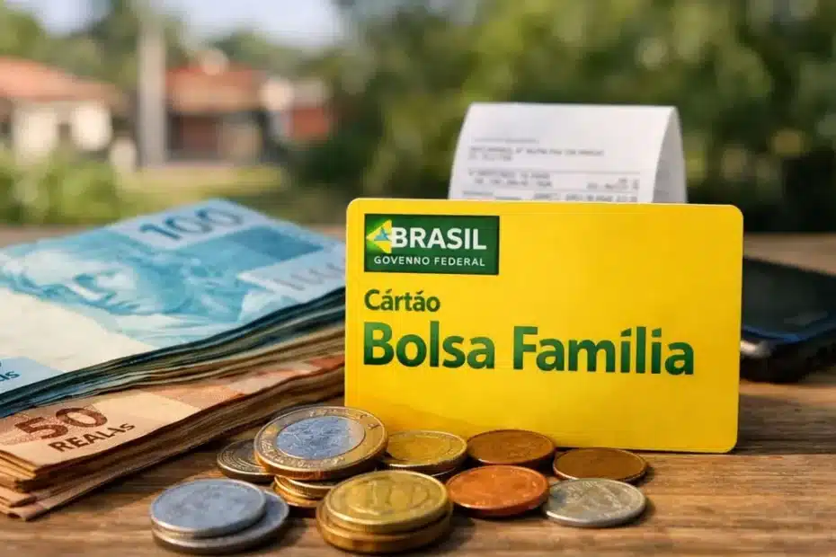 Família recebe o Bolsa Família