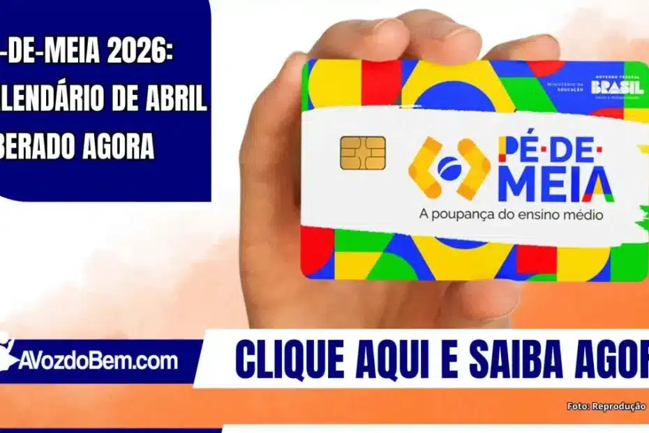Jovem estudante verifica calendário de pagamento do Pé-de-Meia no celular
