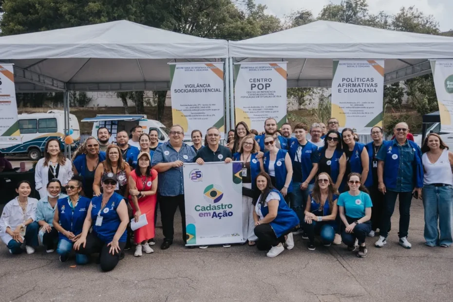 Moradores participam de evento em comemoração aos 25 anos do Cadastro Único em São Bernardo.