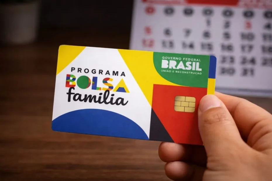Mulher utilizando o aplicativo Bolsa Família no celular