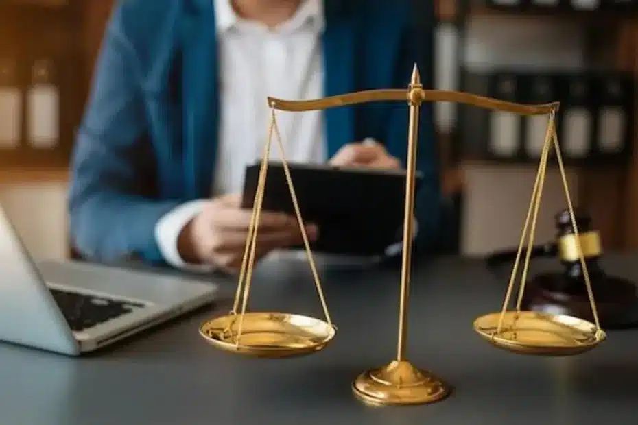 Advogado utilizando sistema remoto do INSS para protocolar benefícios em escritório em Goiás