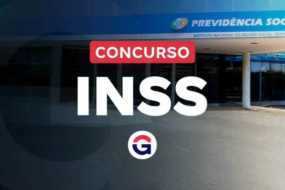 Fachada de uma agência do INSS durante o dia