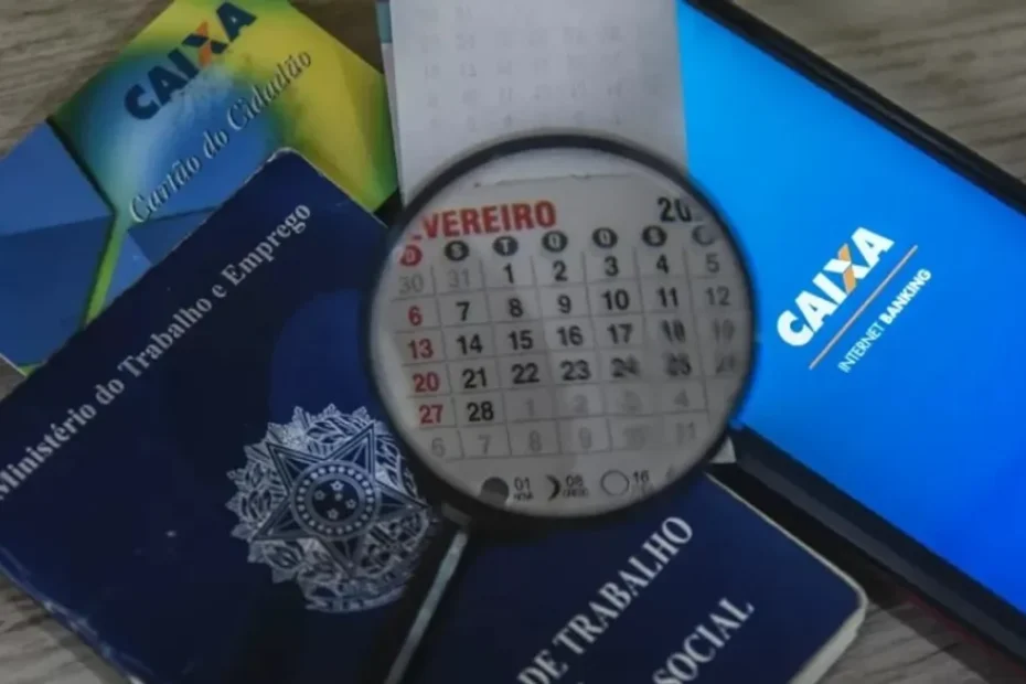 Trabalhadores recebendo o abono salarial PIS/Pasep 2026.