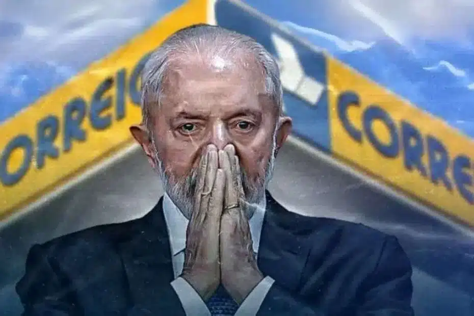 Mãos trocando dinheiro, representando a movimentação de R$ 2,3 bilhões entre Banco do Brasil e Correios