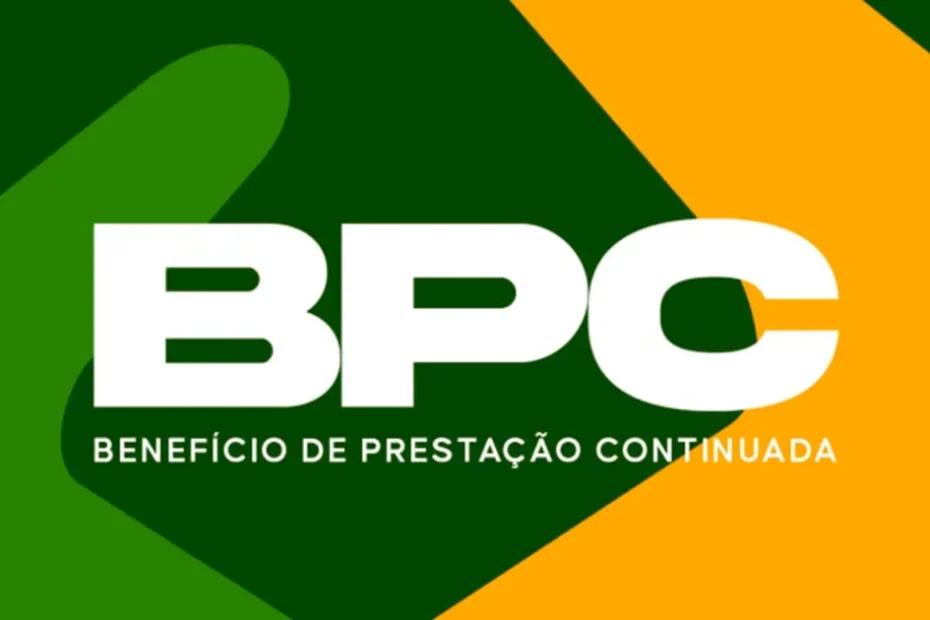 Pessoa com deficiência trabalhando em escritório, com símbolos de dinheiro e calendário de 2026, representando as novas regras do BPC e Auxílio-Inclusão.