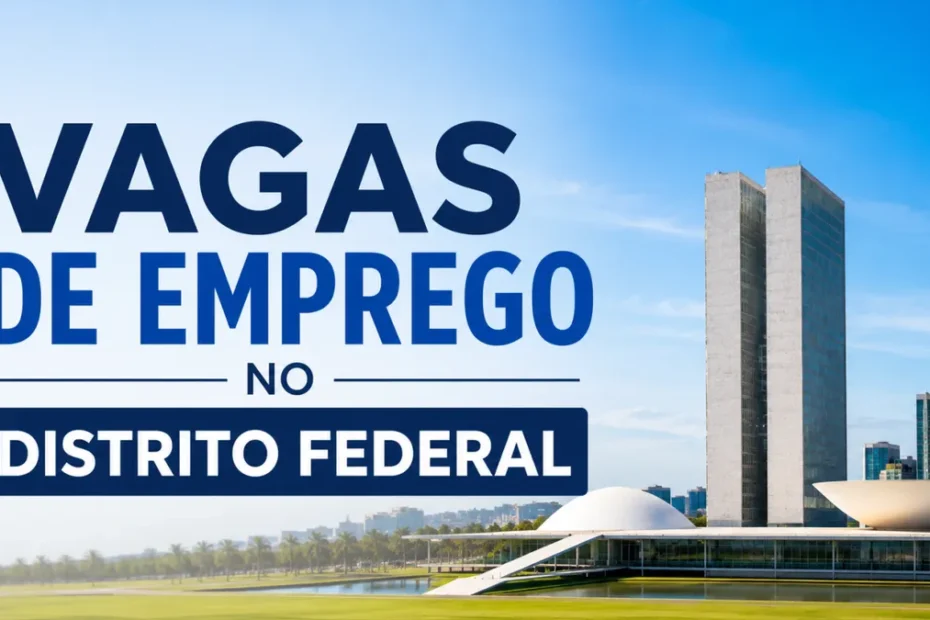 Pessoa jovem consultando vagas de emprego em tela digital ou mural de agência do trabalhador, simbolizando busca por oportunidades.
