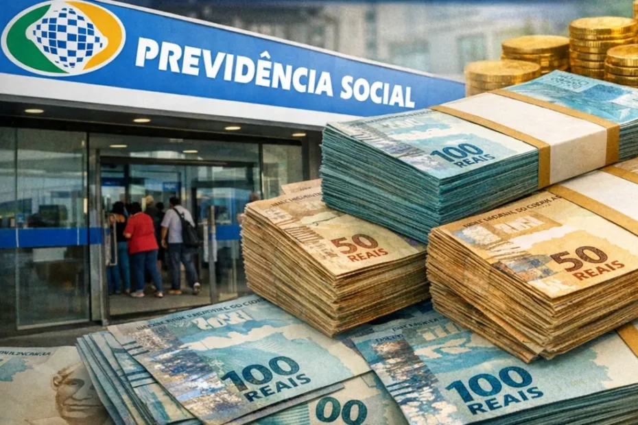 Idosa concentrada usando smartphone para verificar informações do INSS, simbolizando vigilância contra golpes