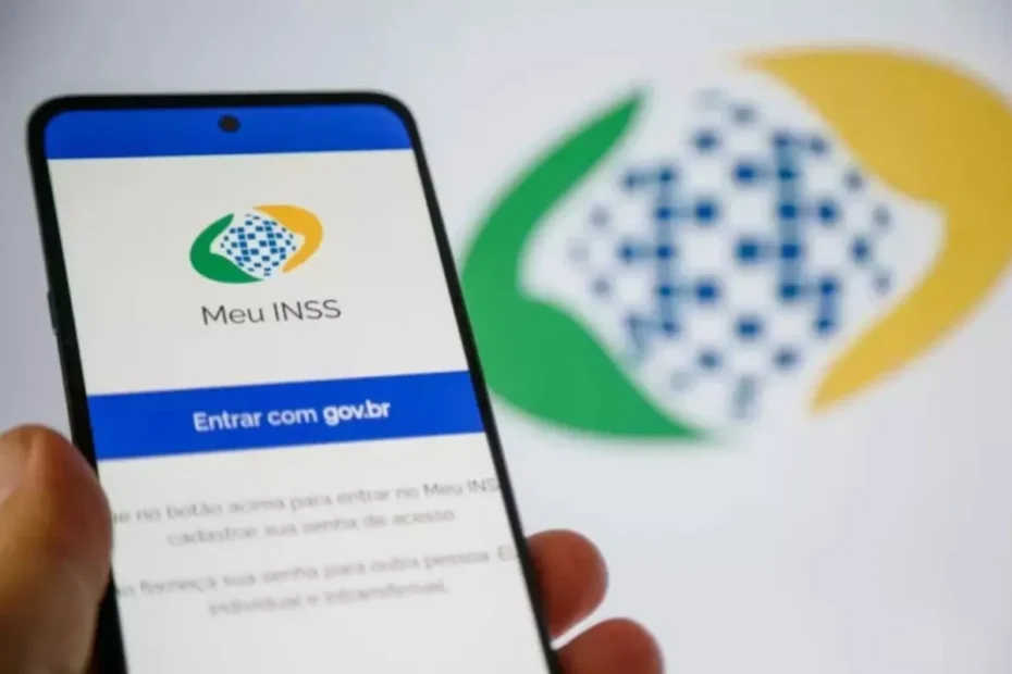 Atendimento presencial em uma agência do INSS com guichês e cidadãos